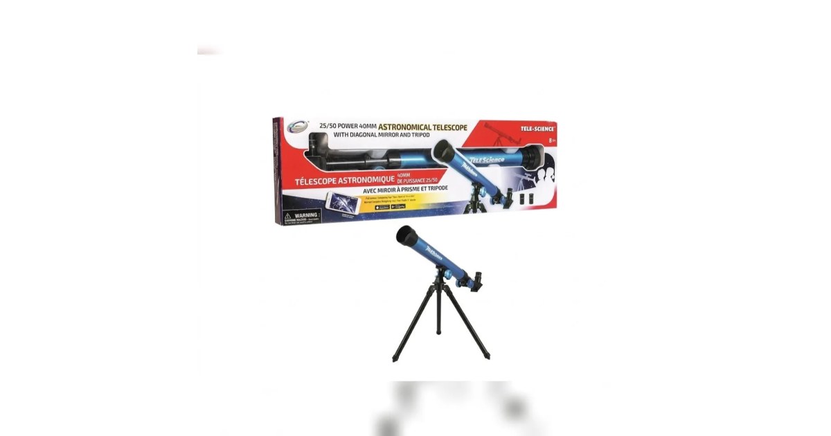 Telescopio Astronómico Infantil 40mm Tele-Science | BrisaiCR