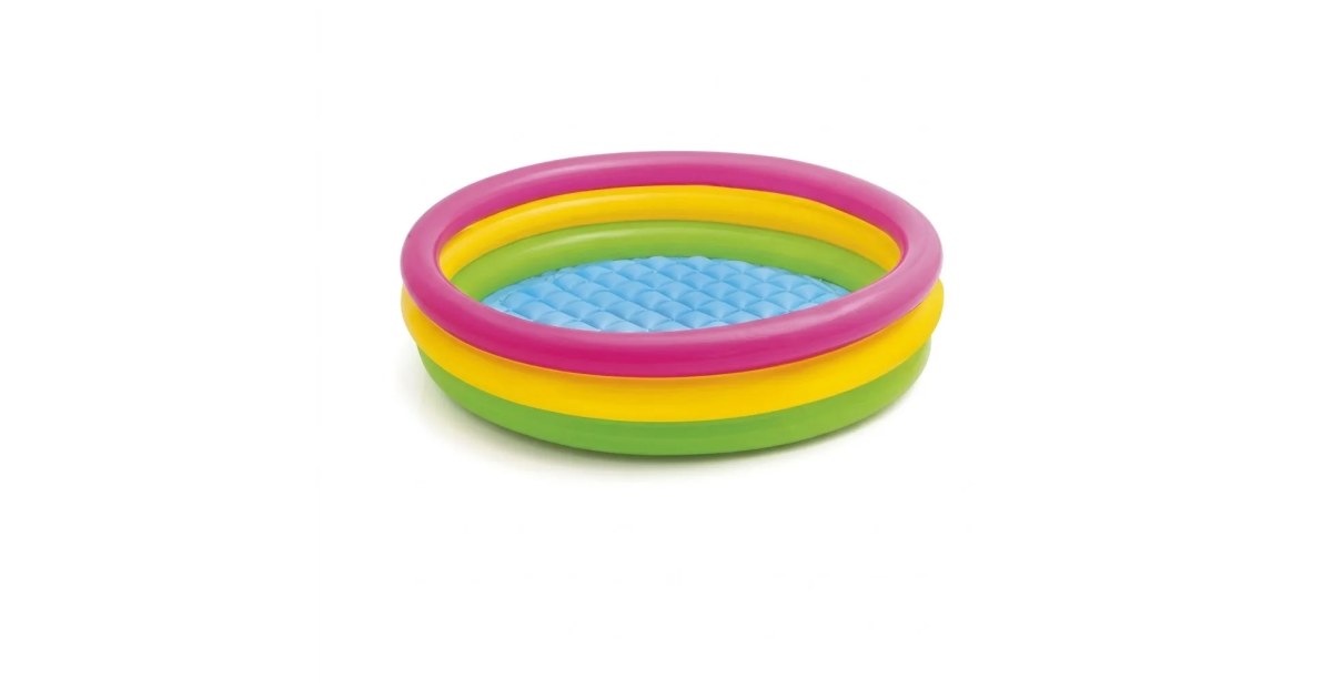 Piscina Inflable Infantil 3 Anillos 114 cm x 25 cm (2+ años)